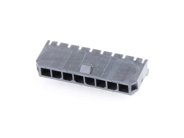 Molex Indbygningsstiftliste (standard) Samlet antal poler 8 Rastermål: 3.00 mm 436500804 1 stk Tray