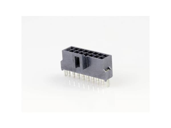 Molex Upotettava pistorasiakisko (vakio) Napojen kokonaismäärä 16 Ruudukon mitat: 2,50 mm 1053121316 1 kpl Lokero