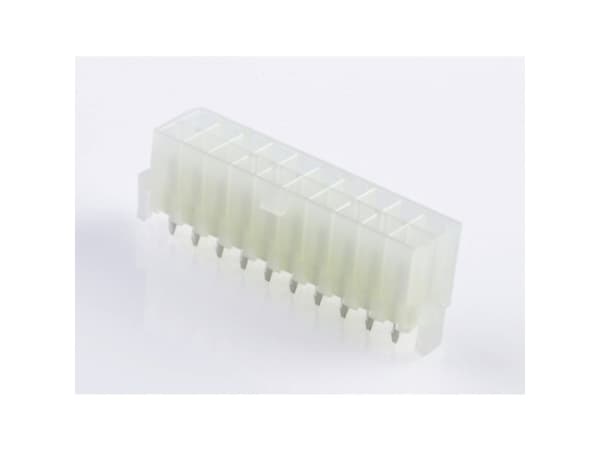 Molex infälld sockellist (standard) Totalt antal poler 20 Rutmått: 4.20 mm 39299203 1 st Fack
