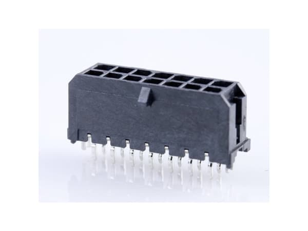 Molex Indbygningsstiftliste (standard) Samlet antal poler 14 Rastermål: 3.00 mm 430451425 1 stk Tray