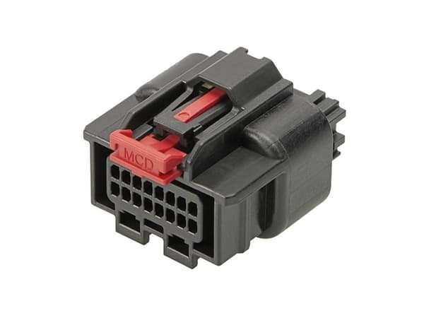 Molex Anslutning Skåp Kabel Totalt antal poler 16 348948001 1 st Bulk
