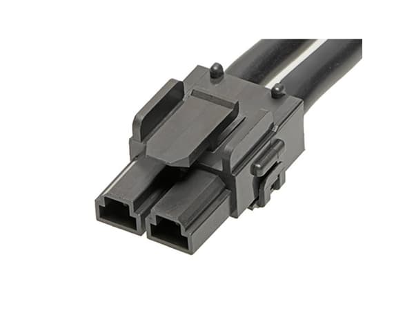 Molex Stiftkabinet-kabel Samlet antal poler 2 Rastermål: 10.00 mm 369240203 1 stk Bulk