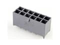 Miniatyrbild 1 av 2: Molex infälld sockellist (standard) Totalt antal poler 12 Rutmått: 5,70 mm 1720650212 1 st Fack