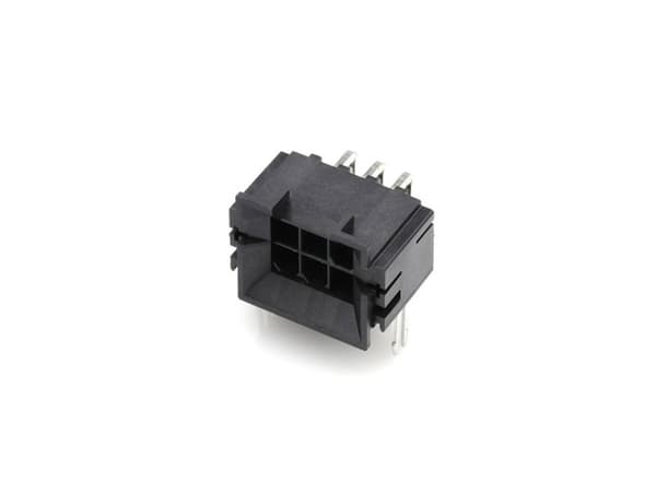 Molex Stift Kapsling PCB Totalt antal poler 6 438100046 1 st Fack