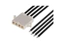 Miniatyrbild 2 av 2: Molex Anslutning Skåp Kabel Totalt antal poler 4 2162931041 1 st Bulk