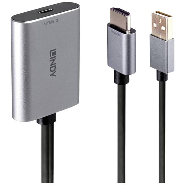 LINDY USB 2.0 Konverter [1x HDMI hane - 1x USB-C® hona] 43347 0.3 m