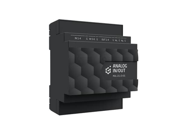 GRENTON MODULE OF ANALOG INPUTS AND OUTPUTS GRENTON / SUPPORTS 1-WIRE / DIN RAIL MOUNTING / TF-BUS