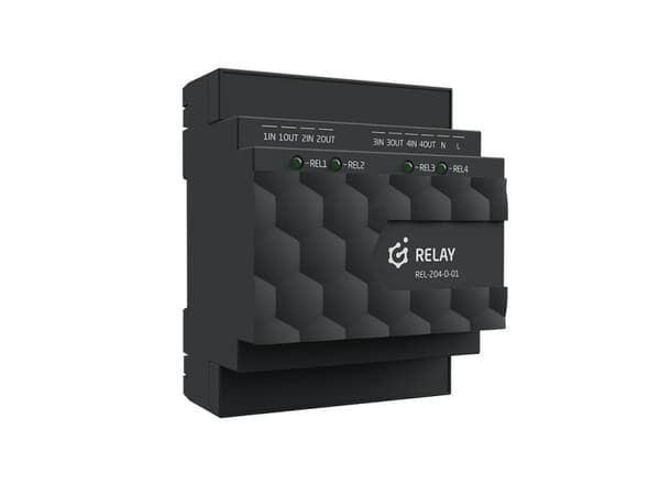 GRENTON RELAY OUTPUT MODULE (4 OUTPUT) GRENTON / DIN RAIL MOUNTING / TF-BUS