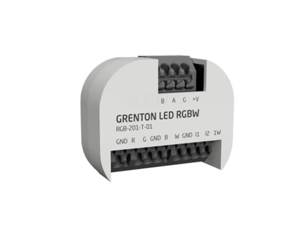 GRENTON LED DIMMING MODULE RGBW/ 1-WIRE/ DIGITAL INPUTS (2 INPUTS)/ RECESSED/ TF-BUS