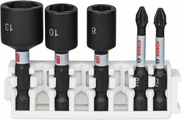 fatning 8,10,13mm, Impact Bit 50mm, PH2, PZ2