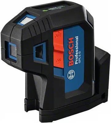 Bosch GPL 5 G Professional - Pinpoint laservaterpas Sort, Blå, Orange
