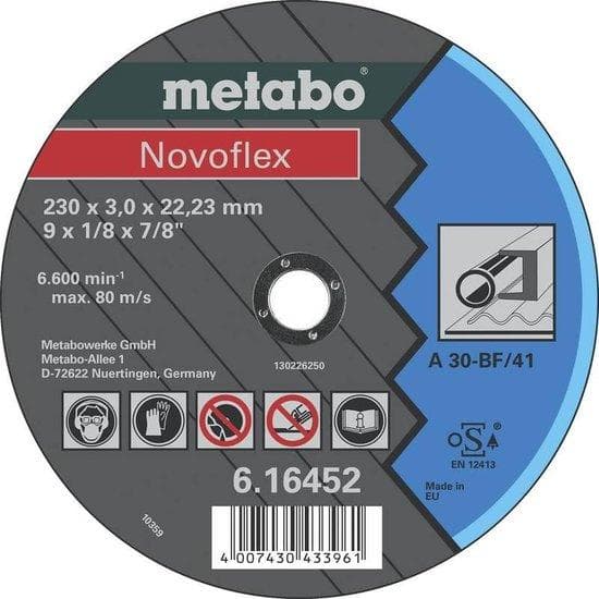 Metabo Novoflex 616452000 skæreskive lige 230 mm 22,23 mm 25 stk (616452000)
