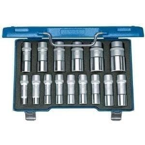 Gedore 2190214 Hylsnyckelsats Metrisk 1/2 (12,5 mm) 15 st