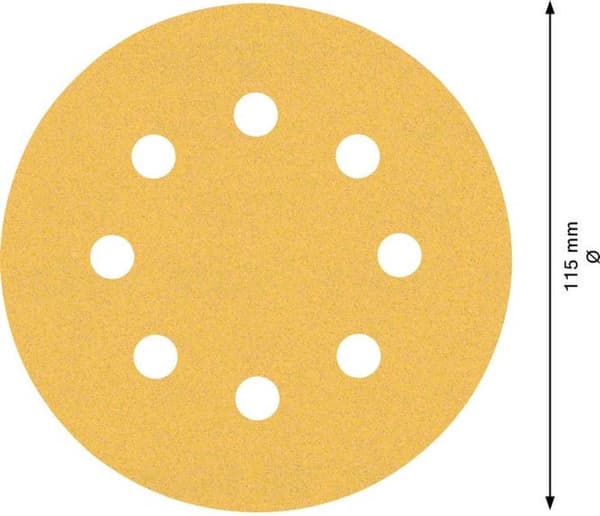 Bosch Accessories EXPERT C470 2608900802 Epäkeskinen hiomapaperisarja Rei'itetty karkeuskoko 60, 60, 120, 120, 240, 240 (Ø) 115 mm 6 kpl