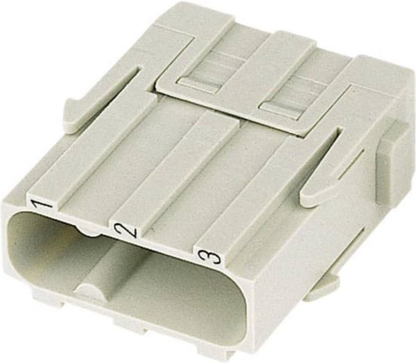 Harting 09 14 003 3002 Stekker inzetstuk Han® C-Modul 3 + PE Schroeven 1 stuk(s)