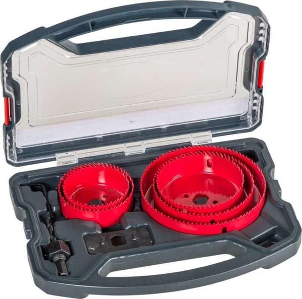 kwb 109178 Hålsågssats 8 delar 68 mm, 76 mm, 89 mm, 102 mm, 127 mm 8 delar