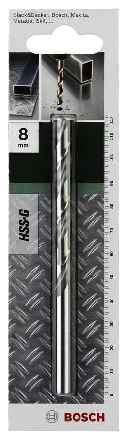 Bosch Tilbehør 2609255039 HSS metalspiralbor 3,2 mm total længde 65 mm slebet DIN 338 cylindrisk skaft 2 stk.