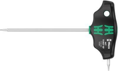 Wera '05023367001 467 Torx HF T-kahvallinen ruuvimeisseli, TX 6 x 100 mm