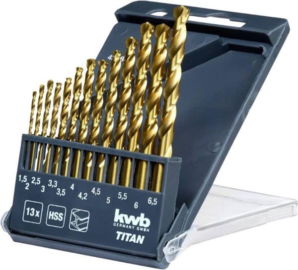 kwb 429844 Spiralborrset i metall 13 st.