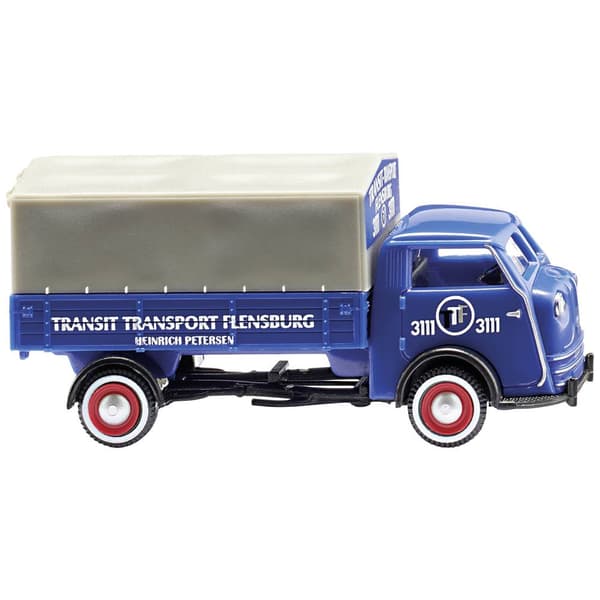 Wiking 033509 H0 Byggmodell Lastbil Tempo Matador Högprutsche Transit Flensburg