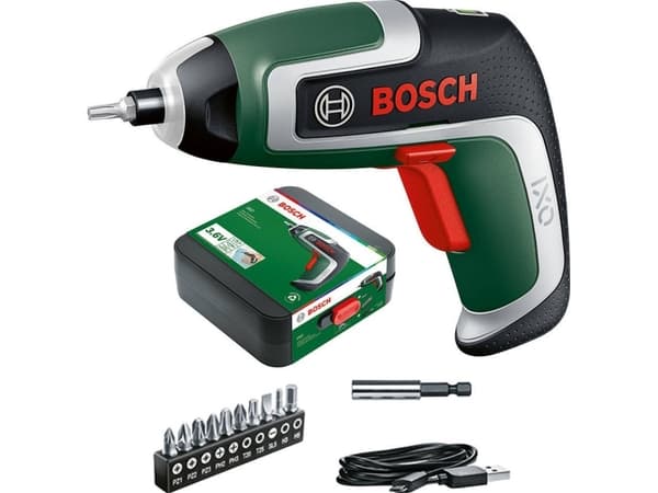 Cordless screwdriver BOSCH Green IXO 7, integrated 3.6 V battery, max. Torque 5.5 Nm