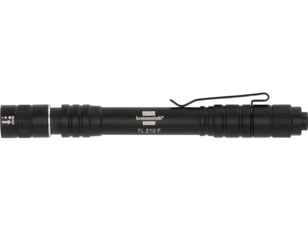 Brennenstuhl 1173750002, Käsikokoinen taskulamppu, Musta, Alumiini, Painikkeet, IP44, LED