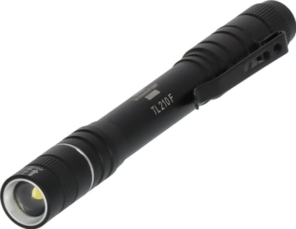 Brennenstuhl 1173750002, Käsikokoinen taskulamppu, Musta, Alumiini, Painikkeet, IP44, LED musta