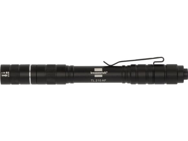 Brennenstuhl 1173750003, Käsikokoinen taskulamppu, Musta, Alumiini, Painikkeet, IP44, LED