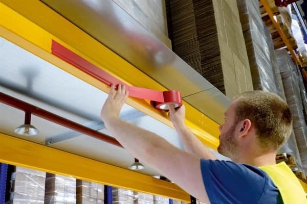 Slitesterk DURALINE, Hvid, polyvinylklorid (PVC), 33 m, 50 mm