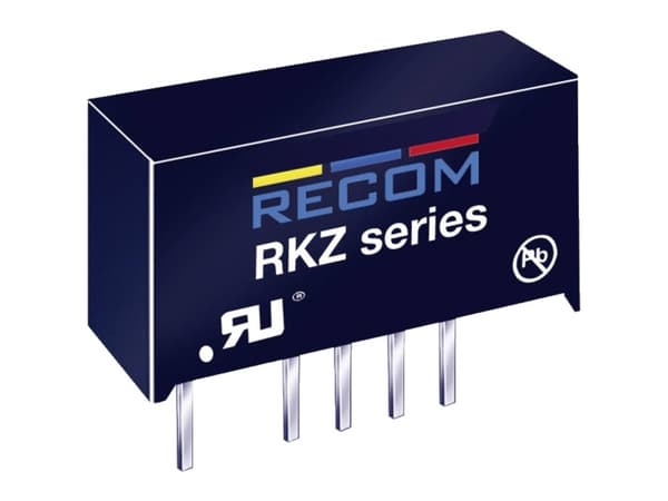 RECOM RKZ-0512S DC/DC bilkonverterare 5 V 12 V 0,168 A 2 W Antal utgångar: 1 x Innehåll 1 st