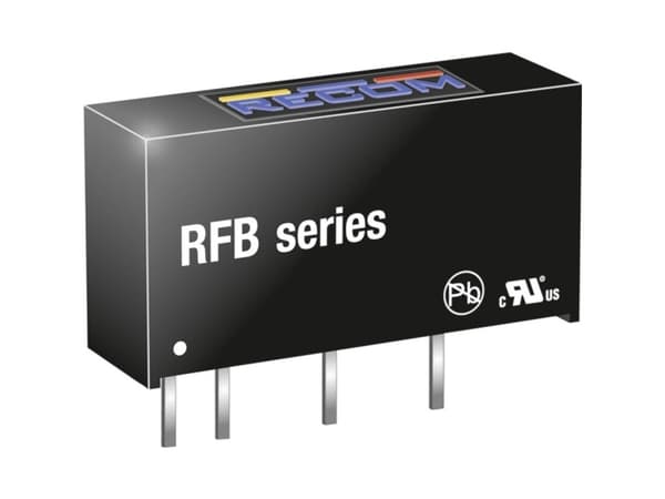 RECOM RFB-0505S DC/DC bilkonverterare 5 V 5 V 0,2 A 1 W Antal utgångar: 1 x Innehåll 1 st