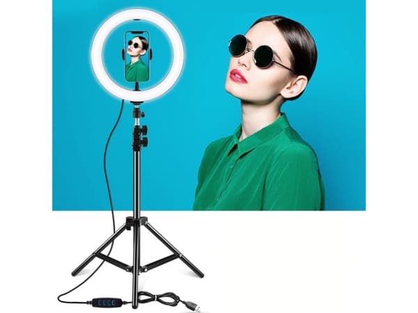 Puluz PKT3035, LED, Acrylonitrilbutadienstyren, Metalli, 26 lm, 3200 K, 6500 K, Metallia