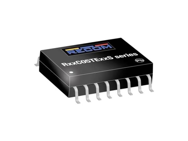 RECOM R05C05TE05S-CT DC/DC bilkonverterare 5 V 5 V 0,1 A 0,5 W Antal utgångar: 1 x Innehåll 1 st