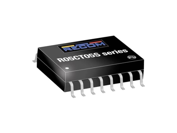 RECOM R05CT05S-CT DC/DC bilkonverterare 5 V 5 V 0,1 A 0,5 W Antal utgångar: 1 x Innehåll 1 st