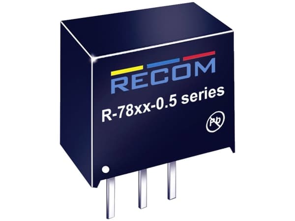 RECOM R-781.8-0.5 DC/DC bilväxelriktare 1,80 V 0,5 A 0,9 W Innehåll 1 st