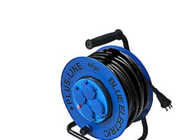 BLUE ELECTRIC Kaapelikela - 40M - PlusLine Fast core - u/pillesikring 3x1,5 mm2 Neopreeni