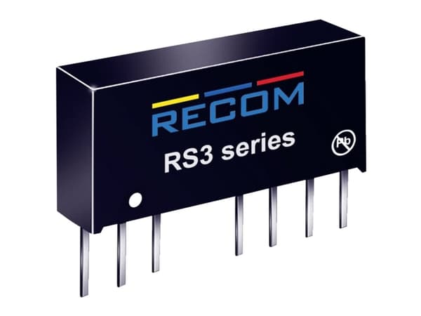 RECOM RS3-0512D DC/DC bilkonverterare -12 V, 12 V -0,125 A 3 W Antal utgångar: 2 x Innehåll 1 st