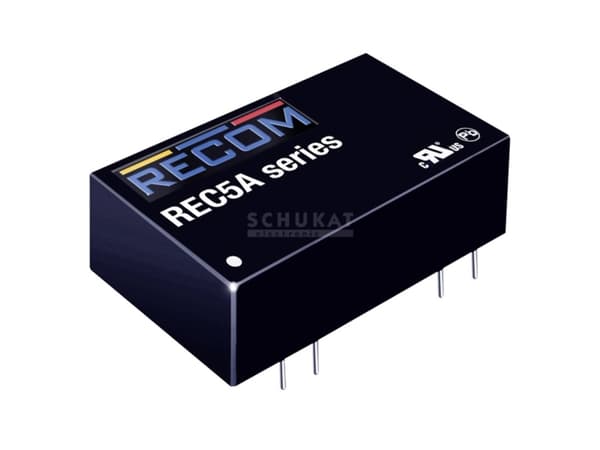 RECOM REC5A-2405SW/H2/X1 DC/DC bilkonverterare 5 V 1 A 5 W Antal utgångar: 1 x Innehåll 1 st