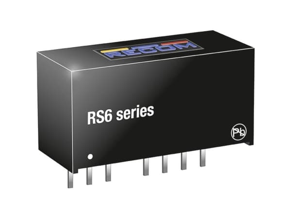 RECOM RS6-2415D DC/DC-automuunnin -15 V, 15 V -0,2 A 6 W Lähtöjen määrä: 2 x Sisältö 1 kpl