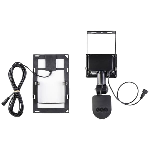 Sygonix SY-5461108 Solcells-spotlight med rörelsedetektor 10 W Neutralvit