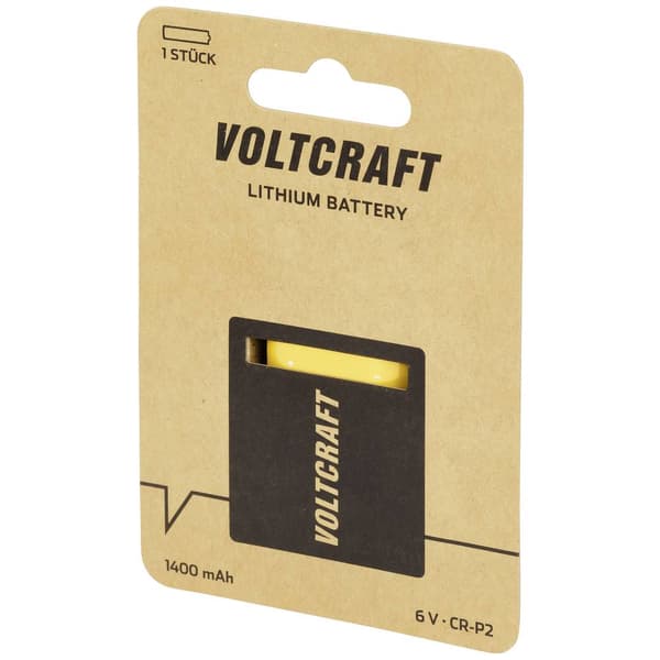 VOLTCRAFT CRP2 CR-P2 Fotobatteri Litium 1400 mAh 6 V 1 st