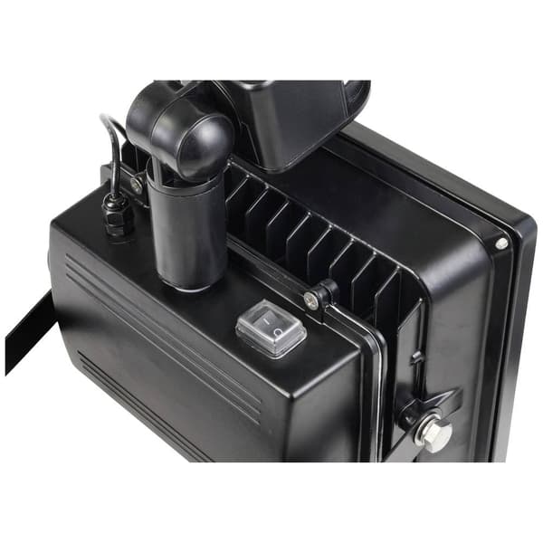 Sygonix SY-5461112 Solcells-spotlight med rörelsedetektor 50 W Neutralvit