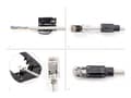 Pikkukuva 3 / 5: DeLOCK 66990, RJ45, Musta, Hopea, Polykarbonaatti (PC), Cat6a, SF/UTP (S-FTP), 15 mm