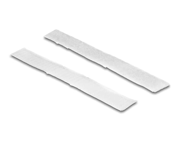 Delock - Kabelhållare - self-adhesive - 10 m - vit