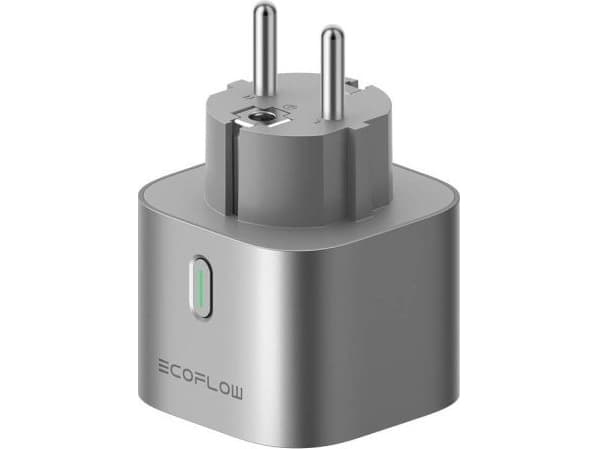 EcoFlow EFA-SMARTPLUG-EU, Langaton, Bluetooth / Wi-Fi, Sisätila, Hopea, 110 - 250 V, 50 Hz