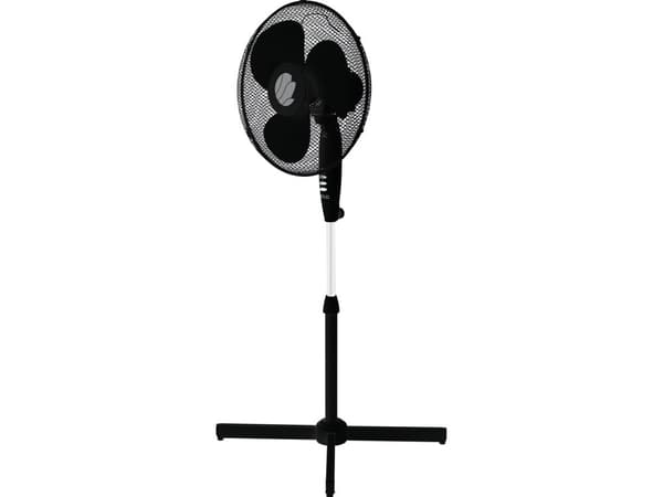 ECG FS 40a, Husholdningsvifte, Sort, Hvit, Gulv, Metall, Plast, 67 dB, 40 cm