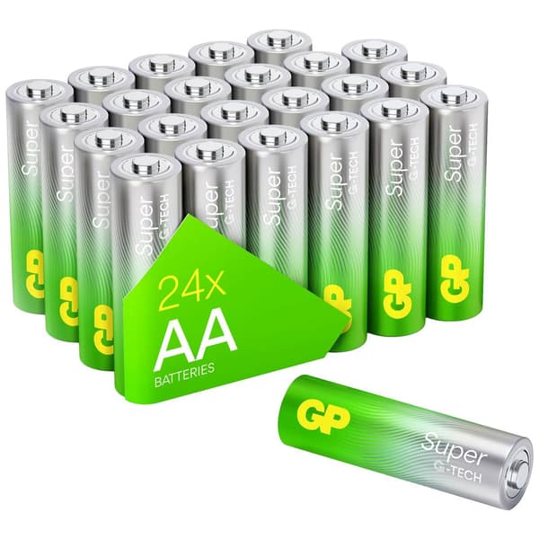GP Super Batteri AA (R6) Alkaliskt 1.5 V 24 st