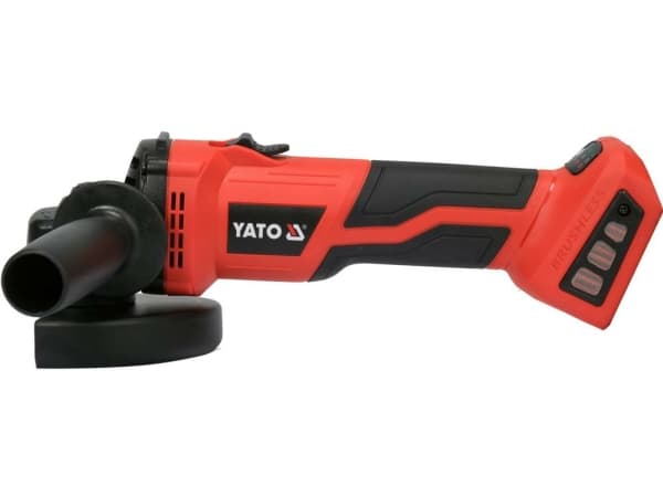 YATO VINKELSLIPPER 18V-HASTIGHETSJUSTERING UTEN BATTERI OG LADER - SOLO