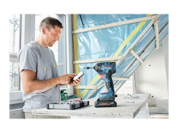 Bosch GDR 18V-200 C Professional - Støtdriver - trådløs - 1/4" sekskantspor - 200 N·m - uten batteri - 18 V - SOLO