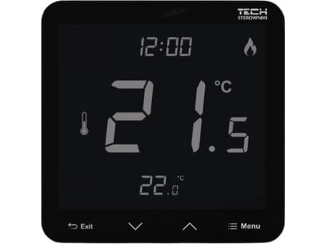 Tech Tech wired room regulator, two-state r T-3.1, black STT-3.1BK